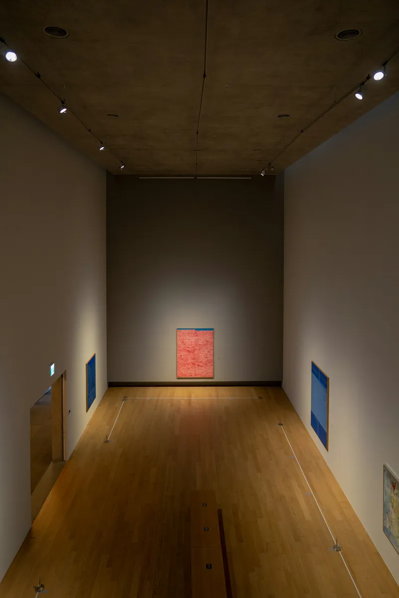 Interior view of Domus Picturae gallery showcasing contemporary artworks